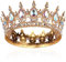 Bridal Crown Crystal Queen Crown Full Round Girls Tiara Barock Tiaras Sparkly AB Strass Prinzessin Karneval Kopfschmuck Schmuck für Halloween Kostüm Hochzeit Prom Geburtstag Pageant Party Stirnband