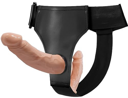 Doble dildo Sex toys Doble penetración Juguetes sensuales para pareja: Dildo anal Double dildo Dildo xxl Pene gigante Didlo sexual Penes enormes Juguetes eróticos para sexo para parejas D43