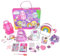 Barbie 4 x Mini Bag Collection mit Haarspangen, Lipgloss, Nagelaufkleber, Mini-Notizbuch und Mini-Schreibwarenzubehör - Mini Rucksack Tasche Spielzeug - Niedlicher Rucksack, gemischt