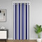Bleu Blanc Stripes Rideaux Exterieur d'entrée Chaleur Rideau de Porte 132x203cm Géométrique Résumé Rideau Occultant Rideaux Moderne l'art des Rayures Rideaux Interieur Salon Chambre