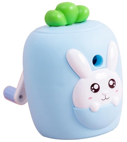 EXCEART Accessories Stationery Multi-Functional Pencil Sharpener Carrot Student Small Hand Crank Handheld The Gift Pencil Mini sharpeners Office Pencil Sharpener Lovely Pencil Sharpener