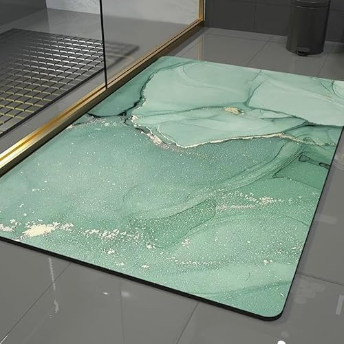 Pinkrin Badematte rutschfest - Saugfähige und Schnelltrocknende, weicher und bequemer Duschvorleger, Moderne Badezimmer Matte pflegeleicher Badezimmerteppich für Dusche, Badewannen, Toilette​
