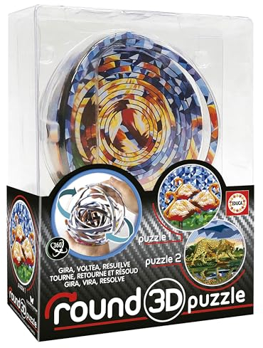 Educa 19986 Elizabeth Sutton Round 3D Puzzle, Vielseitig einsetzbar