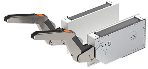 UTRUSTA - Bisagra con abridor de empuje f horizontal dr, color blanco