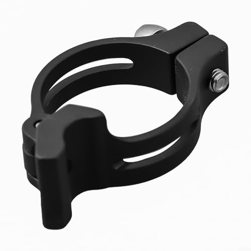 Strong and Sturdy Band Clamp Adapter for Front Derailleur, Aluminum Alloy, 31 8mm/34 9mm (31.8mm )