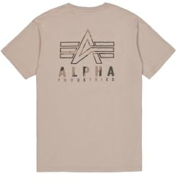 Alpha Industries Herren Camo Logo Puff Print Bp T T-Shirt (1er Pack)