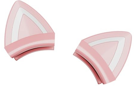 ONITOON Silicone Cat Ear Headphone Accessory, Pink, Universal Fit