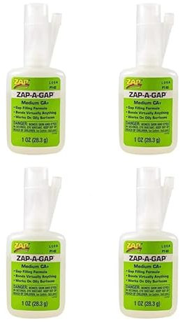 ZAP A Gap PT02 Medium Strong Model Hobby CA+ Glue 1oz - 5525642 - FOUR PACK