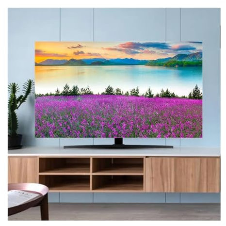 MZSKLW TV Abdeckung Outdoor TV-Abdeckung Staubschutztuch 32-70 Zoll Höhe Qualität Haushalt Hängender Desktop Gebogener TV Universal TV Bildschirm Staubschutzhülle(05,49-52inch 118x70cm)