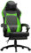 Dowinx Gaming Stuhl Racing Gamer Stuhl, Ergonomischer Gaming Sessel mit Lendenwirbelstütze, Gaming Chair PU Leder 150KG, Grün
