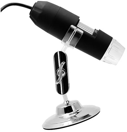 Angoily USB Digital Mikroskop USB-c Anschluss Vergrößerung Hd Kamera Mit Dimmbaren LEDs Tragbares Mikroskop Mit Standfuß Für Pc Schüler Sammler Und Tests