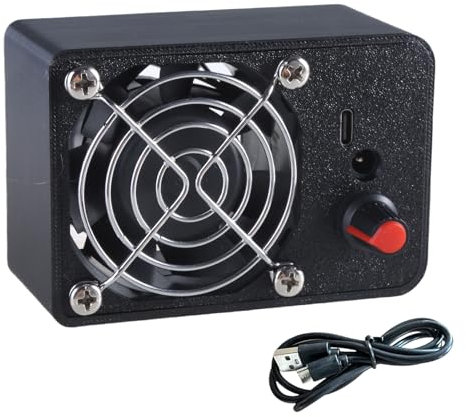 ZIDDAR USB C 5V USB Powered PC Router Cooling Fan With Speed Controller High Airflows Cooling Fan For Router Modem Receiver