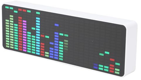 Headerbs Pantalla de Pantalla de Espectro de Música 384 LED 20 Efectos Dinámicos para DJ Performance White Cover