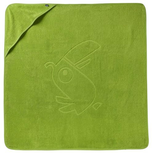 JAKO-O Kapuzenhandtuch Baby 100 x100cm, grün
