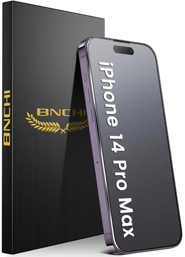 BNCHI 3 Stück Matt Panzer Schutz Glas für iPhone 14 Pro Max, 9H Härte Full Screen Matte Schutzfolie, Anti-Fingerabdruck, Blendschutz Screen Protector