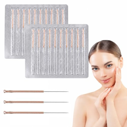 20Pcs Spot Removal Needles Remover Pimple Spot Needles Freckle Remover Mole Removal Tattoo Wash Needle for Beauty Freckle Mole Pen Needle Accessories