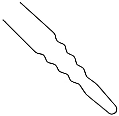 ARI Lockennadeln 55 mm x 0,6 mm, schwarz 50er Pack