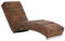 vidaXL Chaiselongue 5 Massagemodi Heizfunktion Massage Liegesessel Relaxliege Liegestuhl Massagesessel Relaxsessel Loungesessel Braun Wildleder-Optik