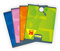 Clairefontaine 108708C - Packung mit 20 Heften Calligraphe 16 Blatt, 17x22cm, 90g, französische Lineatur, geheftet, farbig sortiert, 1 Pack