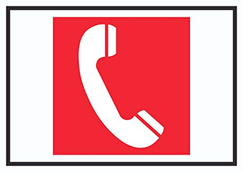 HB-Druck Brandmelder Symbol Schild A6 (105x148mm)