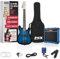 LyxPro 30 Inch Electric Guitar and Starter Kit for Kids with 3/4 Size Beginner’s Guitar, Amp, Six Strings, Two Picks, Shoulder Strap, Digital Clip On Tuner, Guitar Cable and Soft Case Gig Bag - Blue
