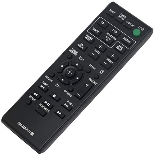 ALLIMITY RM-AMU171 Fernbedienung Ersatz für Sony Audio System CMT-BT80WB CMT-SBT300W CMT-SBT100 CMT-BT80W HCD-SBT100 CMT-BT60 CMT-BT60B CMT-SBT300WB CMT-SBT100B