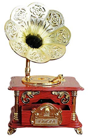EXCEART Kinderspielzeug 1stk Spieluhr Grammophon Spielzeug Musikbox Schreibtisch Ornamente