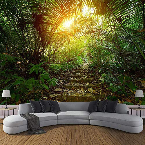 Papier Peint Panoramique Paysages Naturels Forêt Arbres , 350 x 256 cm Poster Geant Mural Personnalisé 3D Papier Peint pour Salon Chambre d'enfants restaurant XXL Moderne Décoration Murale