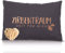 Herbalind Alpenholz Duftkissen in Anthrazit/Roségold 30x20 cm mit Reißverschluss – Gefüllt mit Alpenholzflocken, 100% Baumwolle