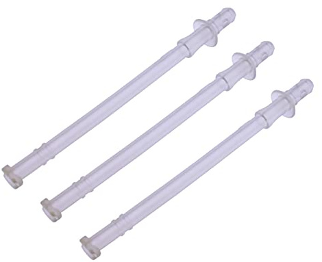 Generisch 3 x Milchschlauch, kompatibel mit/Ersatzteil für DeLonghi 5313272221 ECAM610.55 ECAM610.35 ECAM612.55, Transparent, Industriell