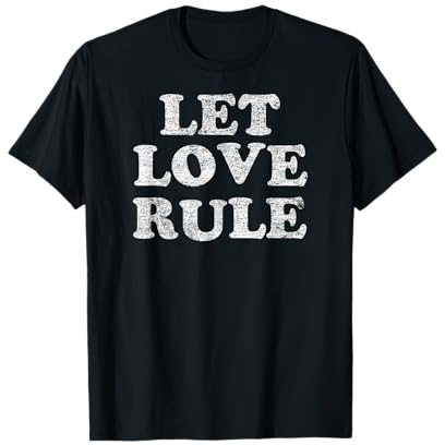 Lenny Kravitz Let Love Rule Text T-Shirt