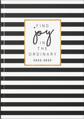 rido/idé Schülerkalender „Stripes“ 2022/2023 A5 2 Seiten = 1 Woche