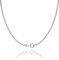 Gentle North Hochwertige Halskette Damen Silber 925 40cm - 120cm - Silberkette Damen 925 ohne Anhänger - Kette Silber 1mm breit mit Verschluss - Halskette Silber