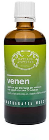 RATHAUS APOTHEKE WIEN Knospenextrakt - Gemmotherapie - Venen | Pflanzliche Unterstützung für die Venengesundheit | 100 ml Tropfen