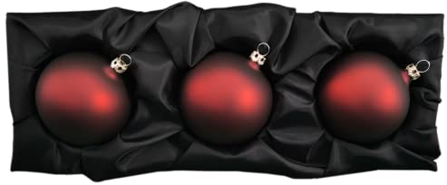 “down to Earth” – 8 cm Weihnachtskugeln/Christbaumkugeln Cappuccino braun matt