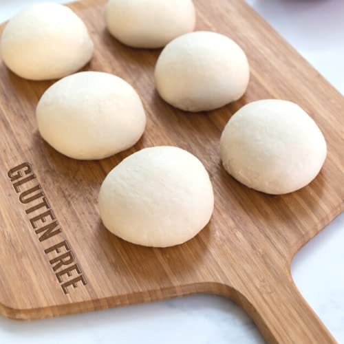 Frozen Gluten Free Pizza Dough Balls 24 x 250g | from Chefs For Foodies | Gluten Free Dough Balls to Create Delicious Pizza Bases at Home | Easy Prep