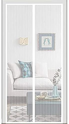 Universal-Fenster-Moskitonetz, 115x245cm, verstellbares, festes Moskitonetz, mit Selbstklebestreifen und Befestigungsnägeln für Küche/Wohnzimmer/Schlafzimmer, weiß, personalisierbar