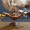 Genie Öllampe,Aladdin Wunderlampe Weihrauch Brenner,Retro Legend Aladdin Lampe Magic Genie Wishing Light,Arabische Genie Lampe,für Home Table Dekoration,Startseite Teekanne Öl Lampe Geschenk (Stil 3)