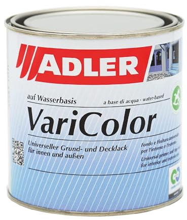 Buntlack Acryllack ADLER Varicolor in vielen Farbtönen, wasserbasiert 750ml RAL1021 Rapsgelb Rapsgelb