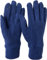 styleBREAKER Damen Touchscreen Fleece Handschuhe Einfarbig, warme Fingerhandschuhe, Winter 09010047, Farbe:Dunkelblau