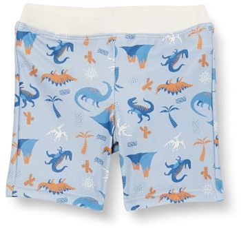 Playshoes Jungen UV-Schutz Badehose Schwimmhose Badeshorts Badebekleidung, Shorts Dino Allover, 122/128