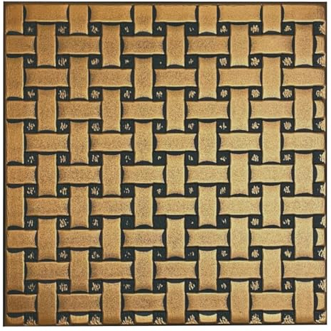 3D Paneele, Polystyrol Paneele, Retro Deckenpaneele, 3D Wandpaneele, Dekoren, Decken - Vintage Wandverkleidung, 3mm dick - 50x50cm / 10m² - 40 Stück (98-ZL-64)