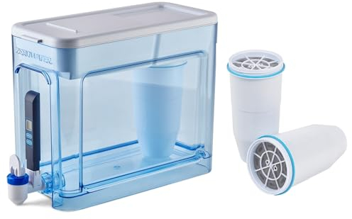 Erogatore d'acqua ZeroWater da 7,5 litri con filtro a 5 stadi avanzato, certificato IAPMO per la riduzione di piombo e PFOA/PFOS.