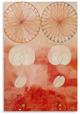 JUYOZ Hilma Af Klint Painter Works, Kunstdruck auf Leinwand, moderne Familienschlafzimmer-Dekoration, 30 x 45 cm