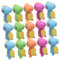 TOYANDONA 15St Radiergummi Buntstifte Masse abnehmbar radierer kinder erasers for Rätsel für Erwachsene kinder rätsel Kindergartengeschenk Mini-Radierer Schüttgut Füllstoff Preis- 3d