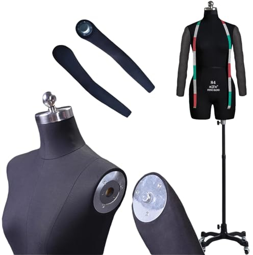 Schneiderpuppe Damen Kleiderpuppe Nähschaufensterpuppe mit Armen und Beinen, weibliche Schneiderpuppen für Nähen von Kleidung, vollständig feststeckbare Schneiderpuppe, Schneiderpuppen, Schaufensterpu