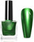 Chrome Mirror Quick Dry Nail Varnish - Metallic Effect Nail Art Polish, Green - No UV Needed