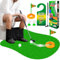 Pipihome Toilettengolf Geschenk Set, Lustige Geschenk für Männer, MiniGolf Männergeschenk fürs Badezimmer mit Puttingmatte, Toiletten Spiel, Golf Zubehör Geschenke für Männer Freund Weihnachten