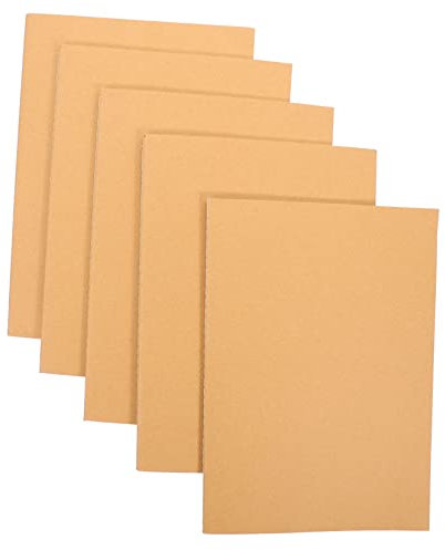 Lurrose 5stücke Skizzenbücher Für Malerei Tragbare Malskizzenbücher Leere Kunstskizzenbücher Zeichenbücher Für Schüler Leere Tagebücher Malbedarf Zeichenblock Für Outdoor