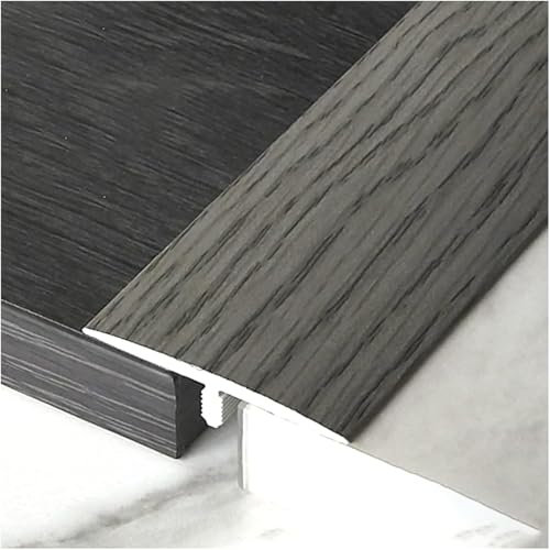 PVC Selbstklebende Holzmaserung Design Schwellenstreifen für Holz Vinyl Laminat Böden T-Formung Teppich/Boden Übergangsstreifen 1,5 m Länge